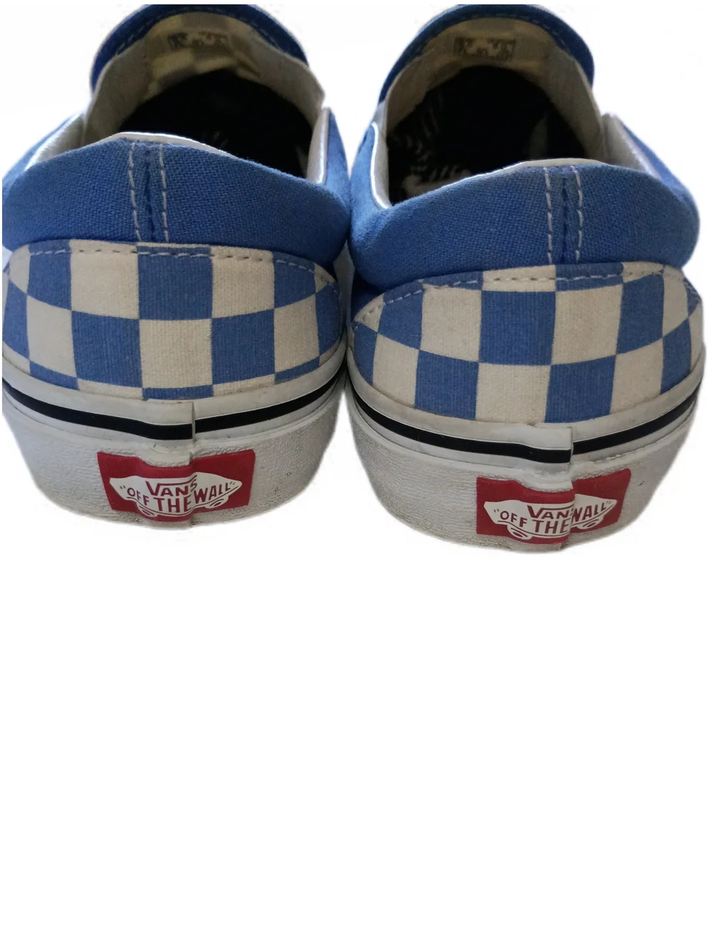 🌊 OG Vans Blue Checkerboard Slip-Ons | Women’s 8 - Picture 4 of 7